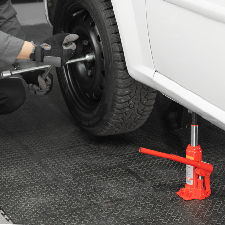 Домкрат гидравлический бутылочный, 4 т, h подъема 180 - 320 мм Sparta Compact