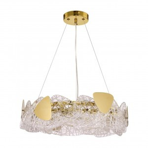 LUMION 6582/6 NEOCLASSI LN25 зол/прозр., зол мет./стекло Люстра E14 6x40W 220V QUEENY