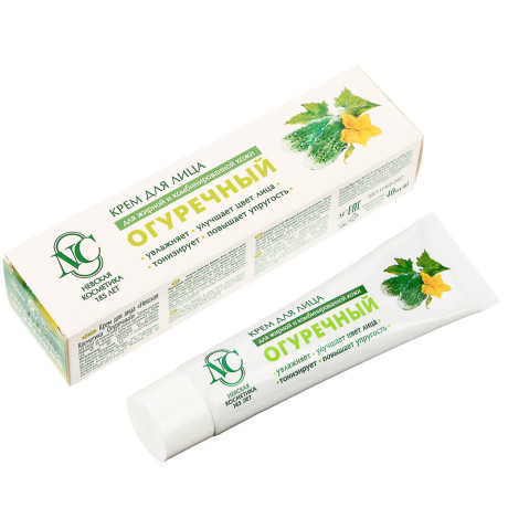 Крем для лица Невская косметика Огуречный, 40мл