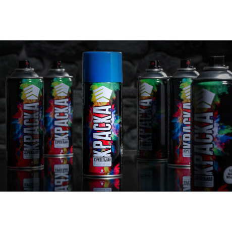 ЕРМАК Краска аэрозоль 400мл, синяя (9001/21)