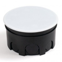 Промрукав коробка распред. СУ d76х42 для твердых стен, HF, черный (192шт)  80-0850