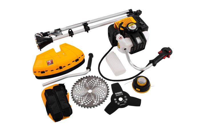 Триммер бензиновый DGT 430S, 43 см3, 2.5 л. с, разъемная штанга, состоит из 2 частей Denzel