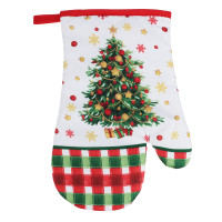 PROVANCE Рождественская ель Прихватка-варежка, 100% полиэстер, 17х27см