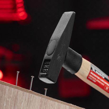 Молоток слесарный, 100 г, квадратный боек, деревянная рукоятка Matrix