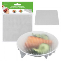 Крышка д/хран.продуктов, 14*14см (кратность 6шт!!!), силикон VL80-171 Мультидом