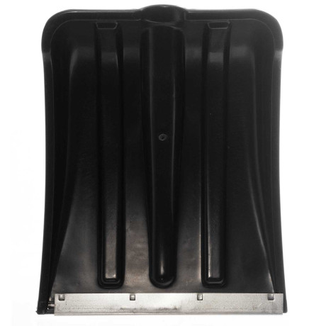 Лопата автомобильная снегоуборочная пластмассовая ХОЛОДОК оцинкованная планка D32 240*300/10