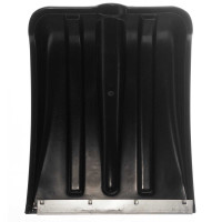 Лопата автомобильная снегоуборочная пластмассовая ХОЛОДОК оцинкованная планка D32 240*300/10