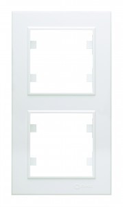 Makel Karea рамка СУ 2 мест. бел. (верт.) 56001707