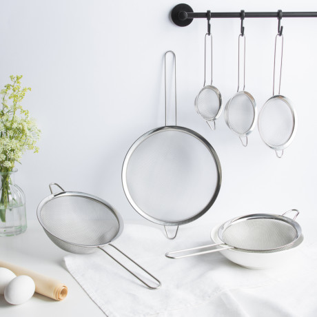 VETTA Сито с ободом и ручкой 22см, нерж.сталь