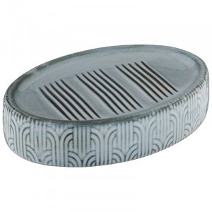 Мыльница для ванной комнаты Rome,глазурованная керамика,12,5*8,5*3 см,106607/ Leonord