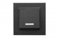 MAKEL Karea Line выкл. СУ 1 кл. (инд.) ЧЕРНЫЙ STAR 86054021