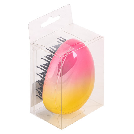 ЮНИLOOK Расческа массажная, пластик, 8,5х6,5см, 3-4 цвета