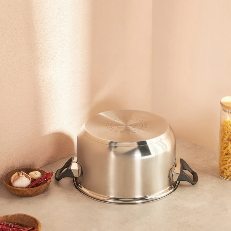 Стрейтон Кастрюля 18х10,5см, 2,1л, со стекл. крышкой