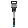 Ключ-трещотка 1/4", CrV, 72 зуба, с быстрым сбросом, матовый хром Stels