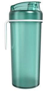 Стакан д/холодных напитков с петлей 400мл зеленый 435228509 Бытпласт