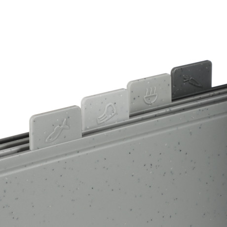 SATOSHI Набор досок разделочных на подставке 5пр, 30х22см, пластик