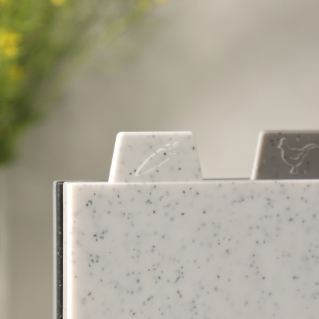 SATOSHI Набор досок разделочных на подставке 5пр, 30х22см, пластик