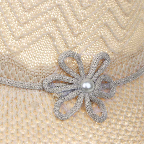 GALANTE Шляпа женская, р.58, 100% полиэстер, бежевый, ВЛ25-30