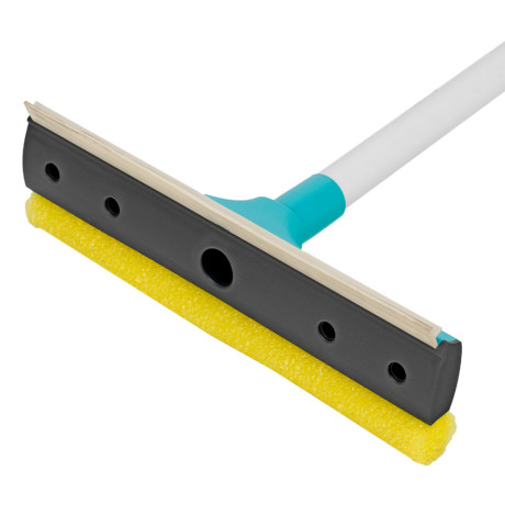 Щетка-окномойка с водосгоном, пластиковый черенок, 640х220 мм, Home Palisad