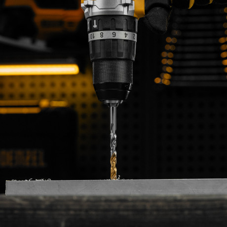 Сверло спиральное по металлу 6,5 x 100 мм, Р6М5, Golden Tip  Denzel