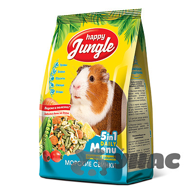 ХэппиДжангл Корм для морских свинок 400г J113