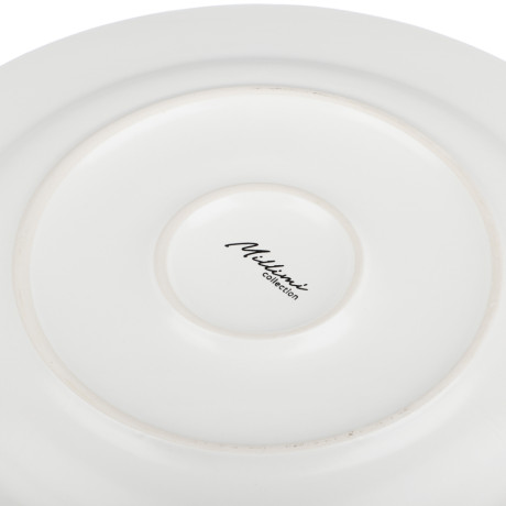 MILLIMI Монблан тарелка подстановочная 26,8см, керамика, белый