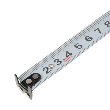 ЕРМАК Рулетка "СКИЛЛ", 5м х 25мм, 2х-сторонний зацеп + магнит, корпус ABS+TPR