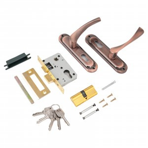 СТАНДАРТ 103/50 AC старая медь  м/о 50мм кл/кл Замок врезной с/руч  (30)