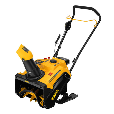 Бензиновая снегоуборочная машина SB 460 Sled, 99cc, лыжи ручной старт Denzel