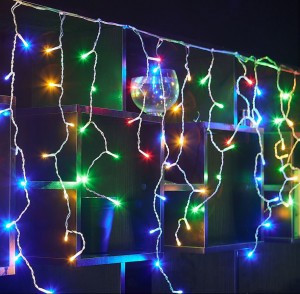 Гирлянда-бахрома ул. св/д мерцание 12м 195 LED провод прозрач ULD-B12006-195/TTK MULTI IP44 Uniel