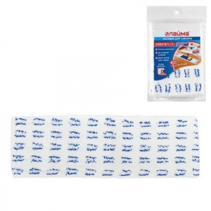 Насадка МОП плоская 40 см д/швабры, карманы (ТИП К) микрофибра/абразив, евроуп. Лайма 601477