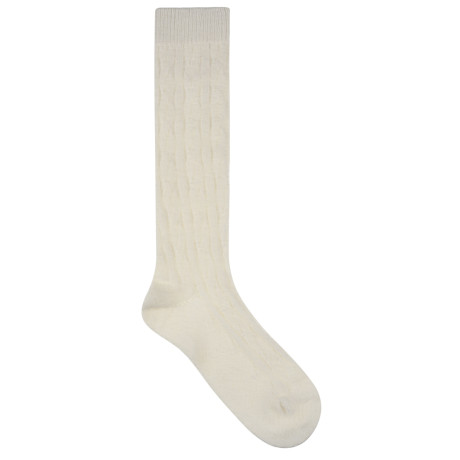 Гольфы женские "шерсть ламы" тм TURKAN, р.36-41, белые, #L797Б