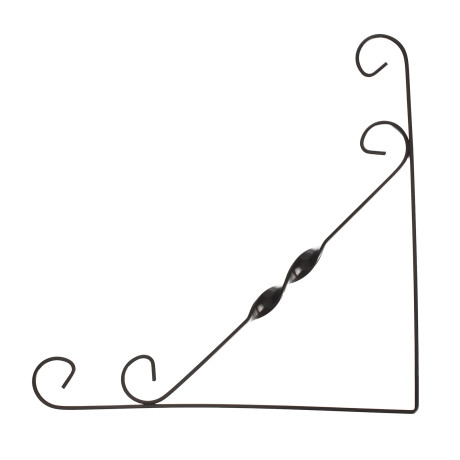 Кронштейн декоративный, 250 х 250 мм, коричневый Сибртех