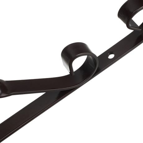 Кронштейн декоративный, 250 х 250 мм, коричневый Сибртех