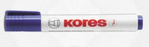 Маркер д/досок  синий 3 мм круглый наконечник '20833 Kores 204453