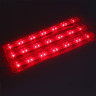 INBLOOM Светильник для растений 3 лампы, 72LED, 25см, 3 реж, таймер, диммер, 12Вт, 12В, 1A, РС