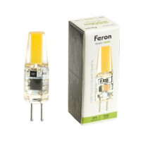 Feron G4 230V 3W(240lm) 4000K 4K COB силикон 36x10 JC LB-423 51168