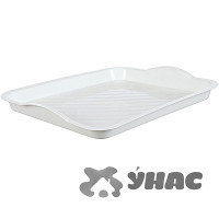 Поднос универ. малый 25х29 см БЕЛЫЙ М1109  (15)