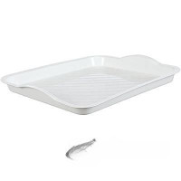 Поднос универ. малый 25х29 см БЕЛЫЙ М1109 (15)