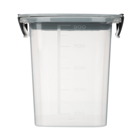Контейнер герметичный с защелками для сыпучих продуктов 1000мл, пластик