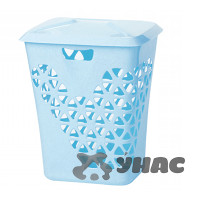 Корзина для белья ВЕНЕЦИЯ 60л М2606 голубой (6)