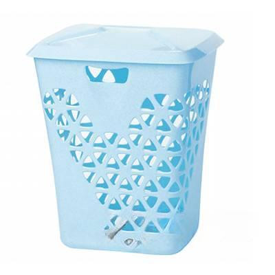 Корзина для белья ВЕНЕЦИЯ 60л М2606 голубой (6)