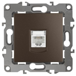 ЭРА 12 мех. роз. телеф. СУ 1 мест. RJ11 Бронза, автоклеммы 12-3105-13 4481