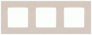 ЭРА 12 рамка СУ 3 мест. Классик, перламутр 12-5203-15