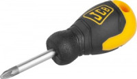 Отвертка JCB, Cr-Mo сталь S2, 2к рукоятка, магнит. наконечник, PZ №2х40м zuJSD006