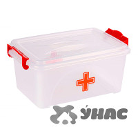 Контейнер &quot;Аптечка&quot;4,5 л прямоугольный с ручкой БШ7371