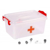 Контейнер "Аптечка"4,5 л прямоугольный с ручкой БШ7371