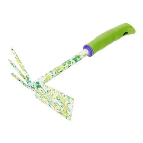 Мотыжка комбинированная, 65 х 310 мм, стальная, пластиковая рукоятка, Flower Green, Palisad