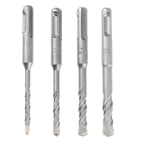 ЕРМАК Набор буров по бетону системы SDS-plus, серия MASTER 4 шт (5/110, 6/110, 8/110, 10/110)