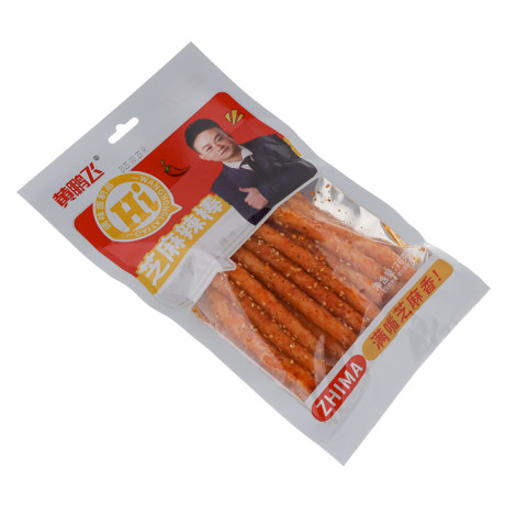 Закуска снековая со вкусом острых колбасок с кунжутом ZHIMA 76гр